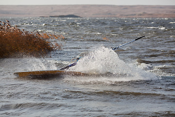 Image showing Windsurfer failed