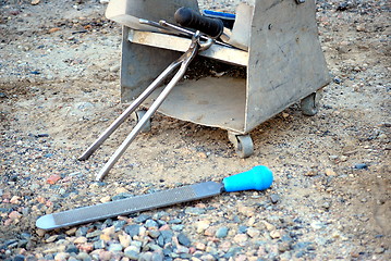 Image showing Farrier toolbox.