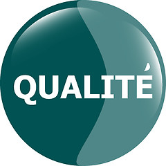 Image showing qualite, best seller stickers icon button