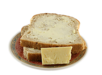 Image showing Bread and Cheese