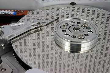 Image showing Hard Disk - Binary on platter