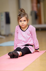 Image showing Little girl, fitness