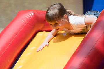 Image showing Little girl at play