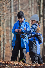 Image showing Little explorers