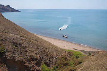 Image showing Boat and Jet Ski