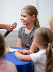 Image showing Child being interviewed