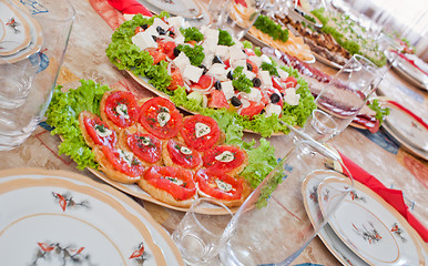 Image showing Assorted appetizers