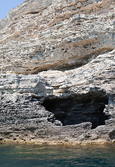 Image showing Sea cave at Tarhankut, Crimea, Ukraine