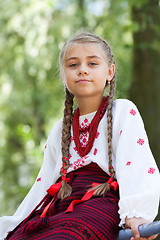 Image showing Portrait of Ukrainian little girl