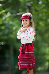 Image showing Portrait of Ukrainian little girl