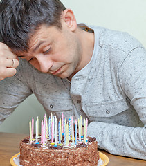 Image showing Birthday of man