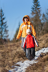 Image showing Snowy path