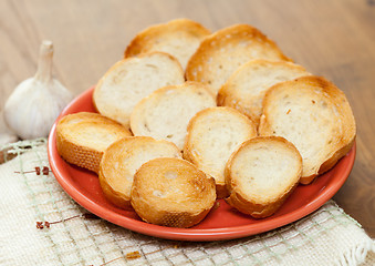 Image showing Garlic and garlic bread