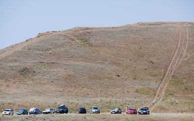 Image showing Parked in wilderness