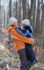 Image showing Mother and daughter outdoors