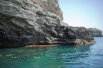 Image showing Rocky cliffs