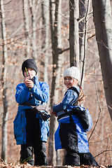 Image showing Little explorers