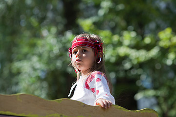 Image showing Portrait of Ukrainian little girl