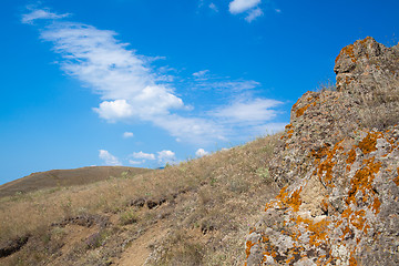 Image showing Mountains and clouds