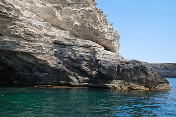 Image showing Rocky cliffs