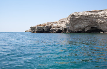 Image showing Rocky cliffs