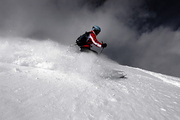 Image showing Skiing