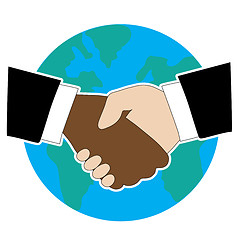Image showing World Hand Shake
