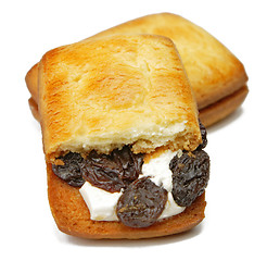 Image showing Raisin biscuits