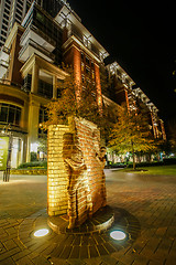 Image showing Charlotte City Skyline night scene