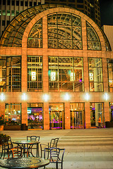 Image showing Charlotte City Skyline night scene