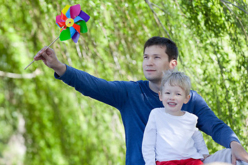 Image showing family at the park