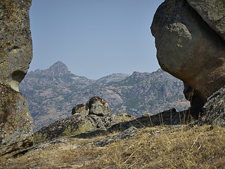 Image showing Between rocks