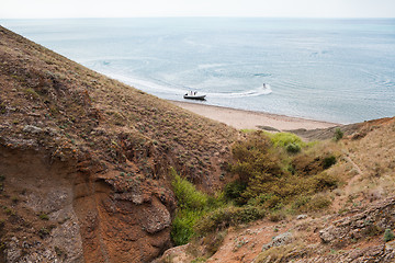 Image showing Boat and Jet Ski