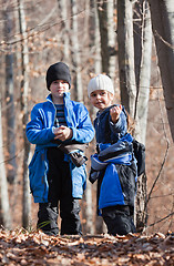 Image showing Children outdoors