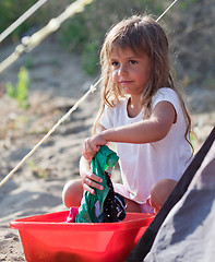 Image showing Washing