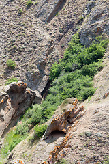 Image showing Mountains closeup