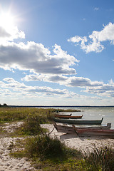 Image showing Fishing boats