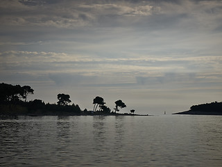 Image showing sailboat in dusk