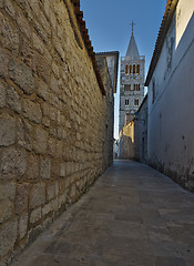 Image showing Bell tower at morning light