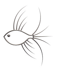 Image showing prickles fish