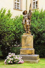 Image showing Statue Of A Prague Student