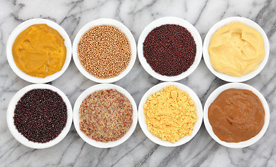 Image showing Mustard Types