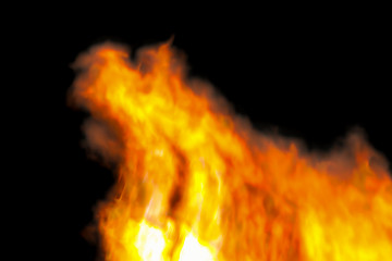 Image showing fire background