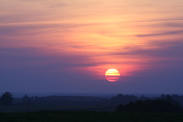 Image showing Sunset