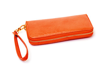 Image showing New Orange Leather Wallet