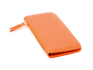 Image showing New Orange Leather Wallet