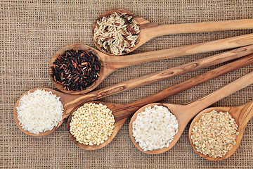 Image showing Rice Selection