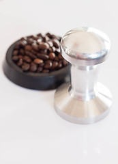 Image showing Heavy aluminum tamper general tool of barista 