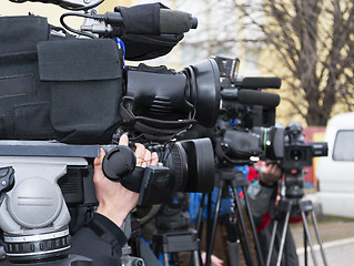 Image showing Press conference