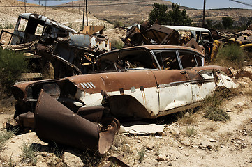 Image showing Old American car